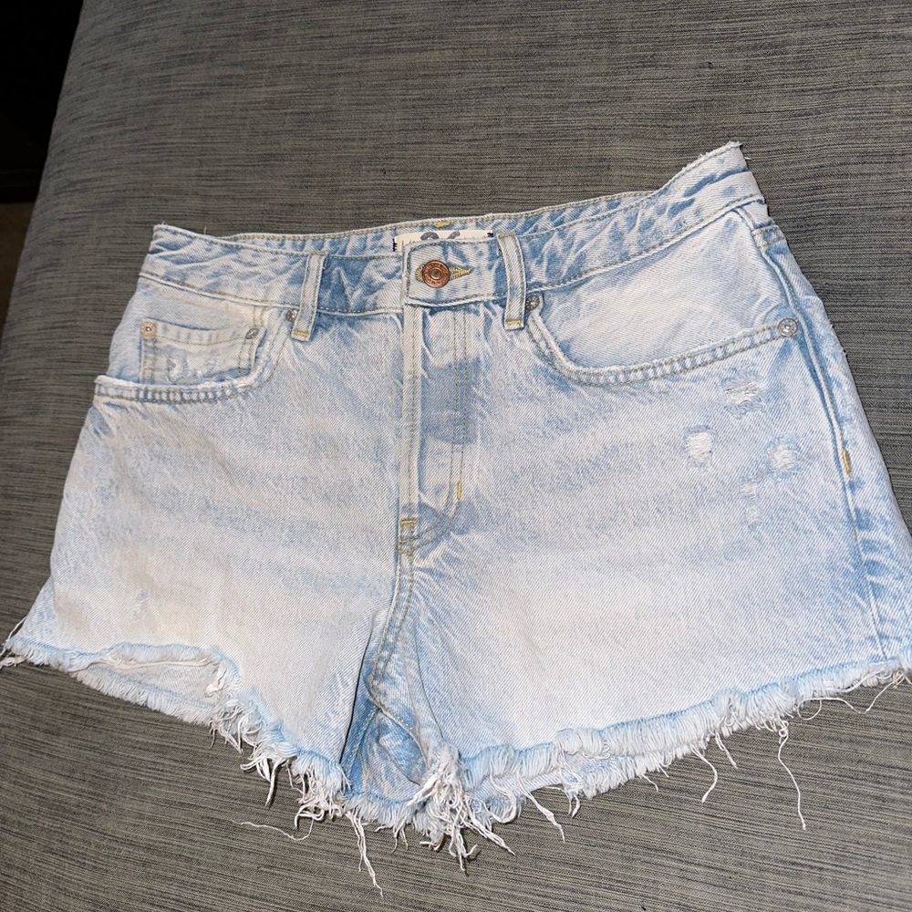Free people denim shorts size 26